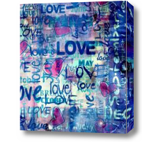 Картина Любовь абстракт